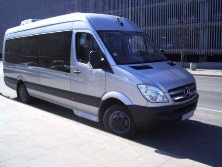 Minibus Rental Tallinn Estonia Mercedes Benz Sprinter Lux TOP Business class